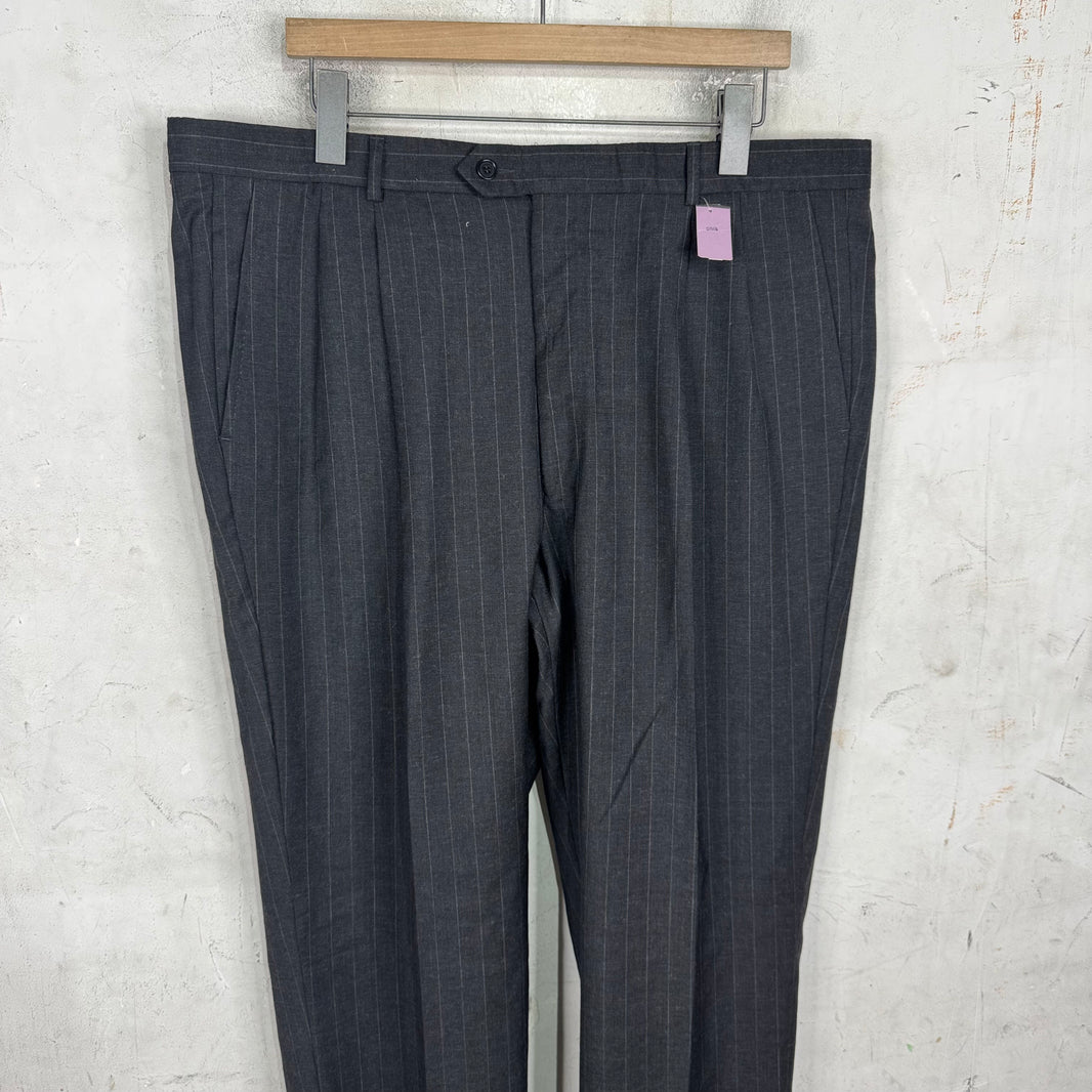Valentino Grey Pinstripe Suit Set