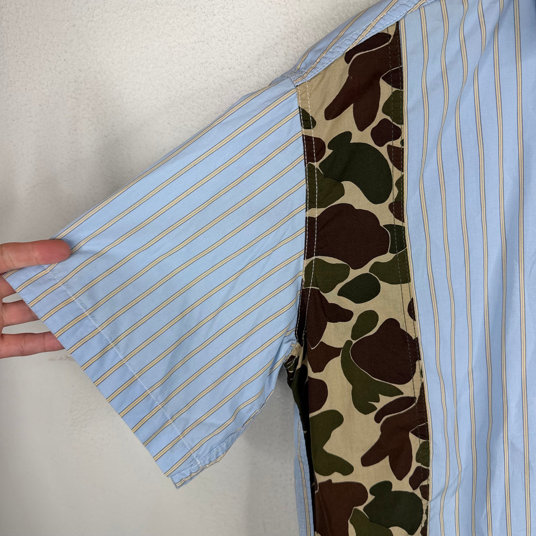 CDG Homme Camo Patchwork S/S Shirt