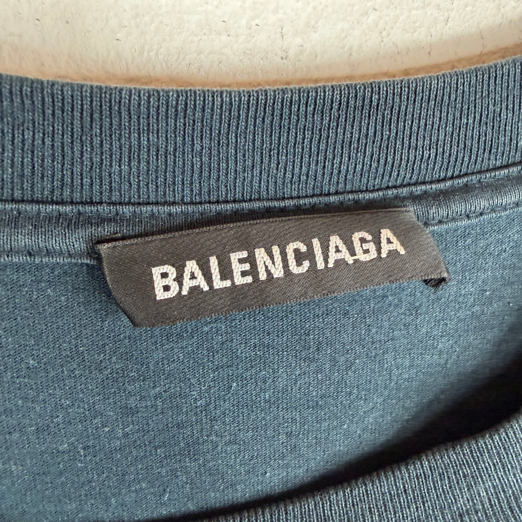 Balenciaga Cursive Logo T-Shirt