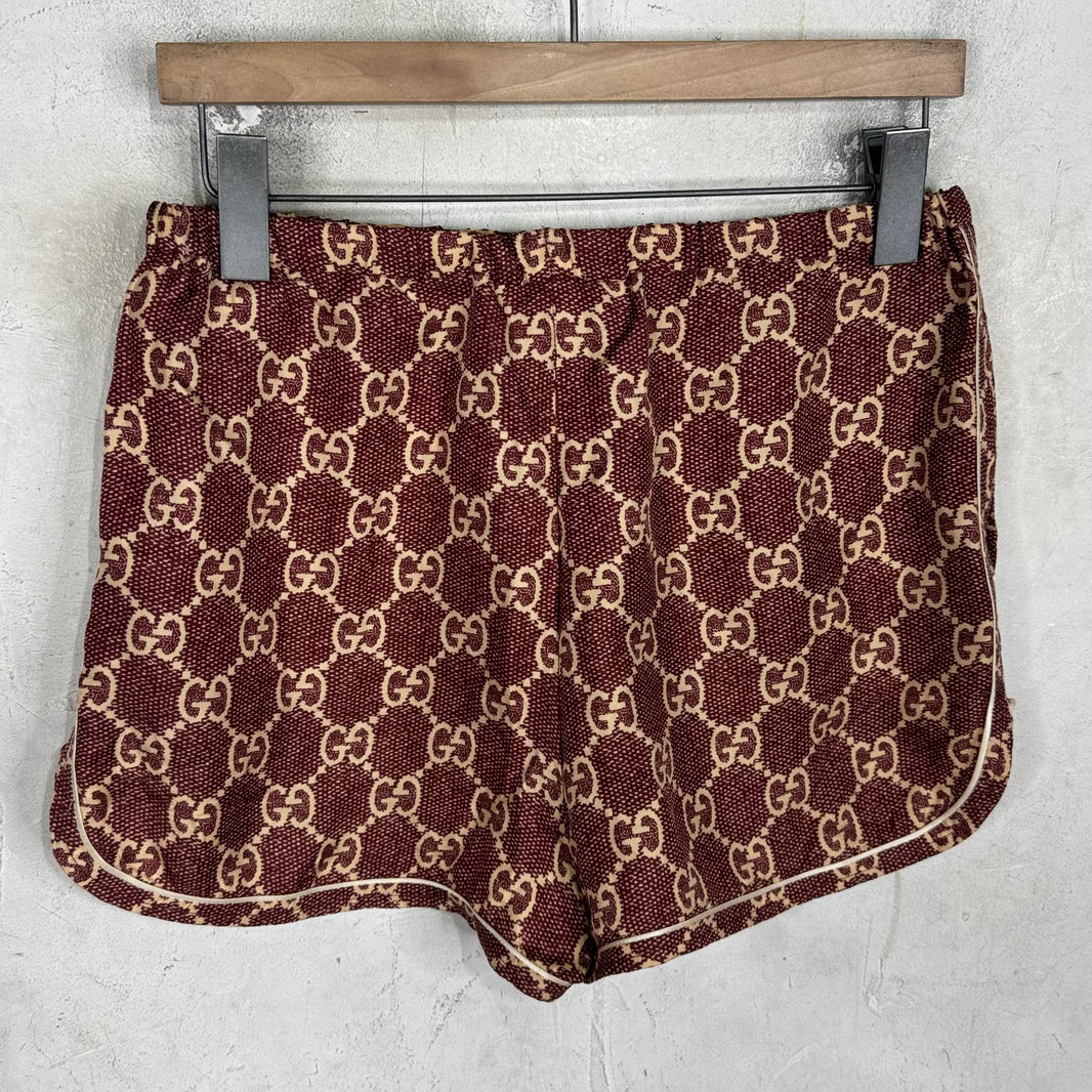 Gucci Monogram Silk Boxer Shorts