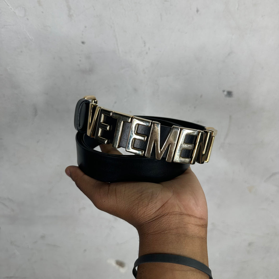 Vetements Spellout Belt