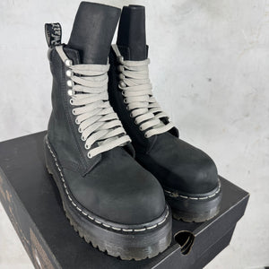 Rick Owens x Doc Marten Steel Toe Quad Boots