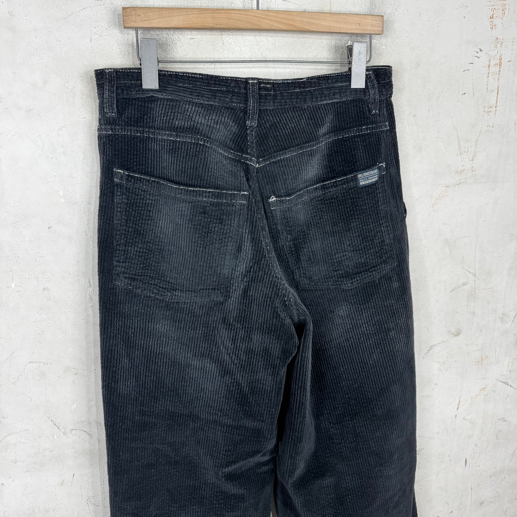 ERL Navy Distressed Boardwalk Pants