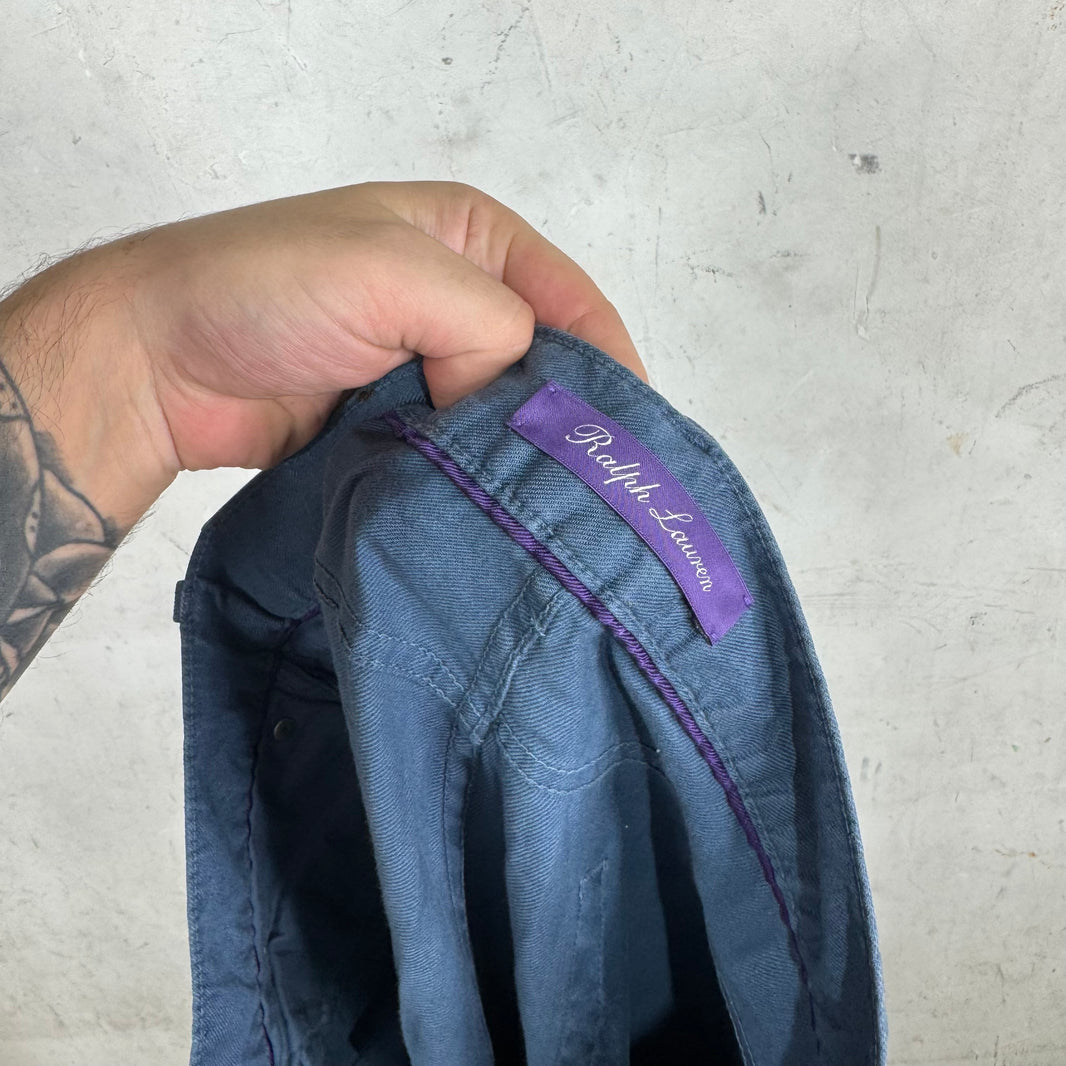 Ralph Lauren Purple Label Navy Trousers