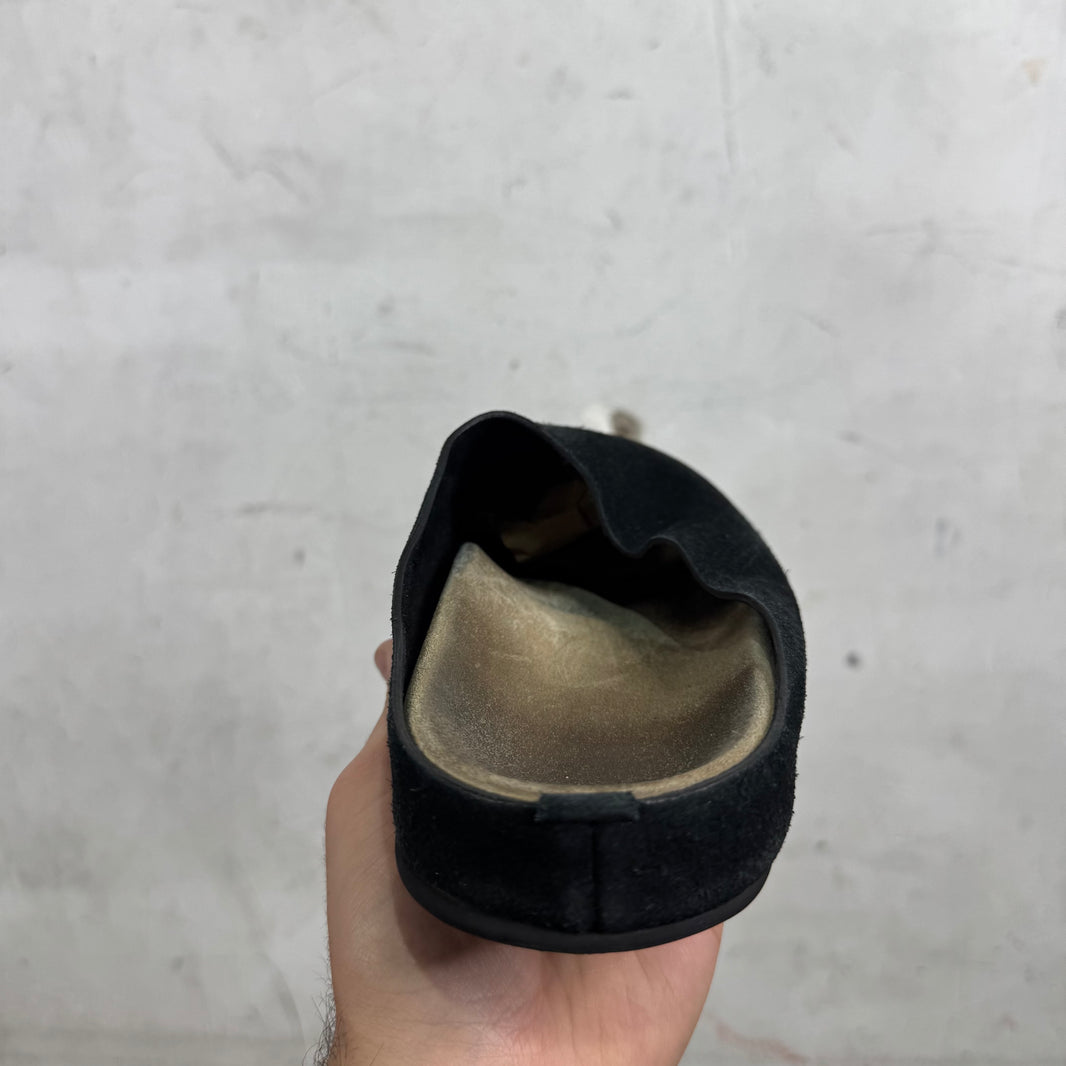 The Row Hudson Suede Slippers