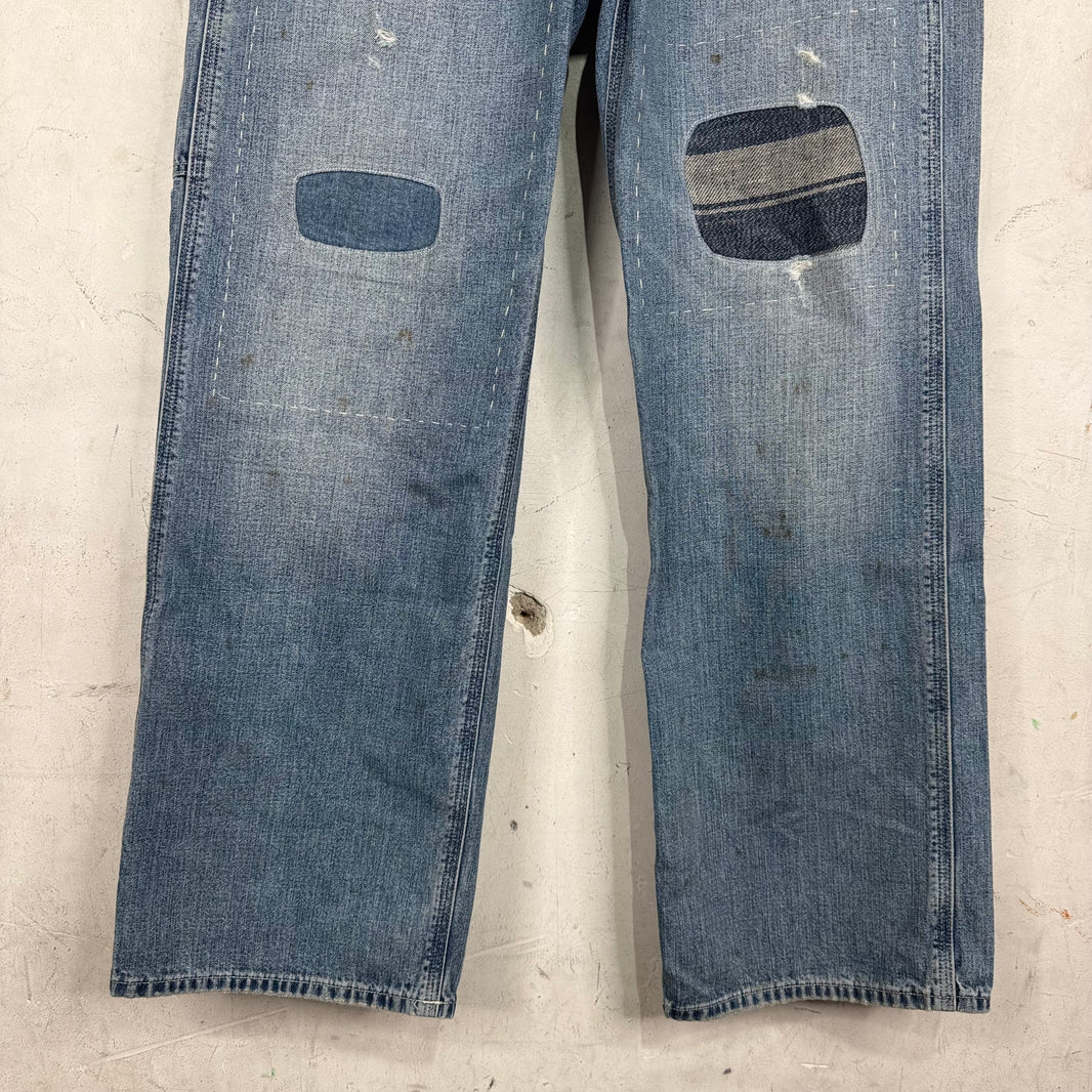 RRL Lightwash Repaired Vintage 5P Jeans