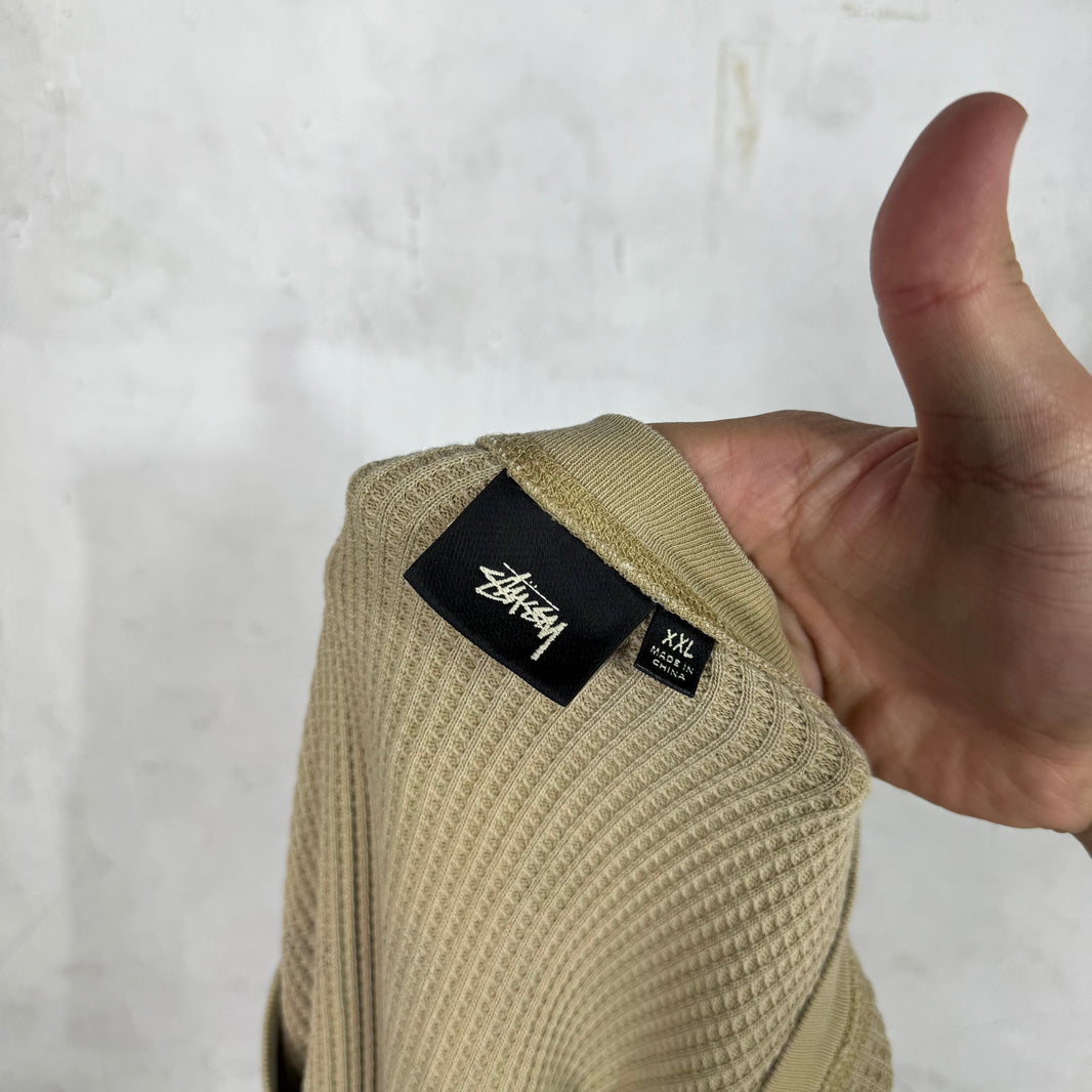 Stussy Beige Logo Thermal