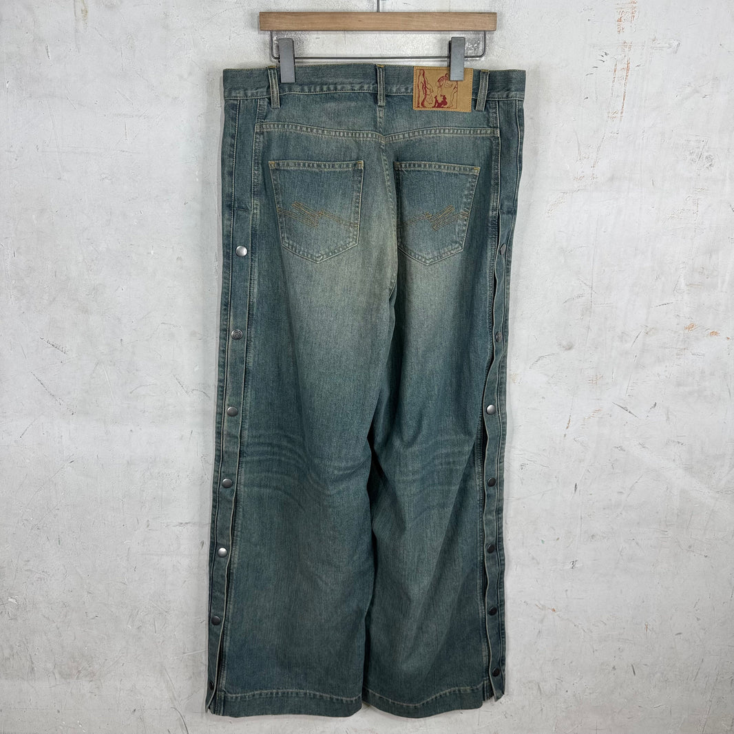 Martine Rose Pusher Snap Loose Jeans