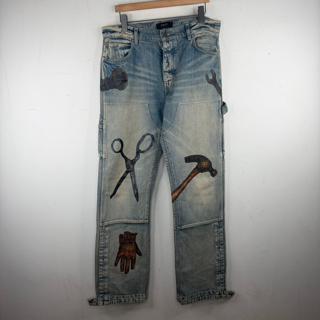 Amiri Tools Double Knee Jeans