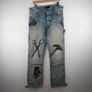 Amiri Tools Double Knee Jeans
