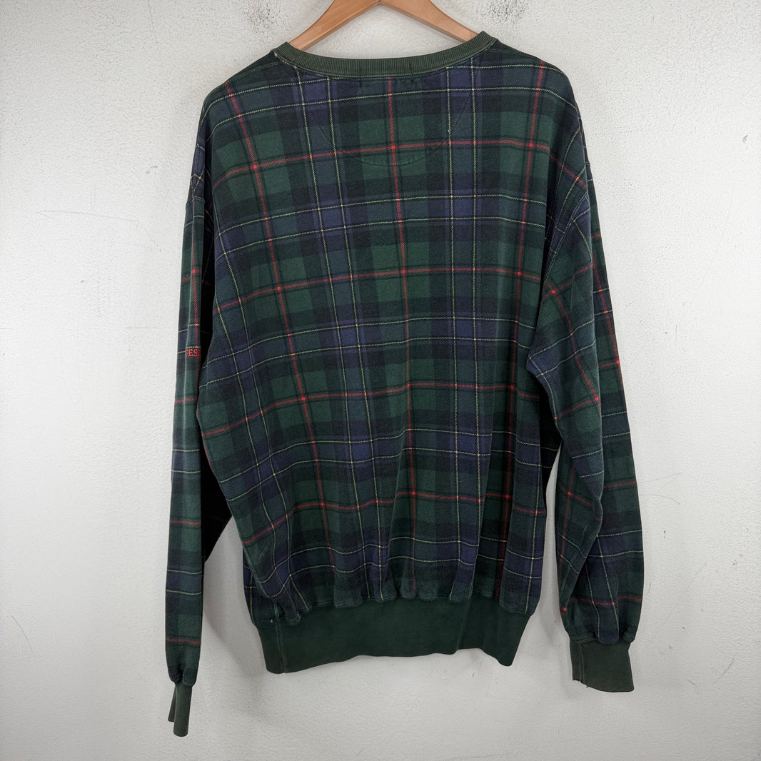Ralph Lauren Polo Plaid Crest Crewneck
