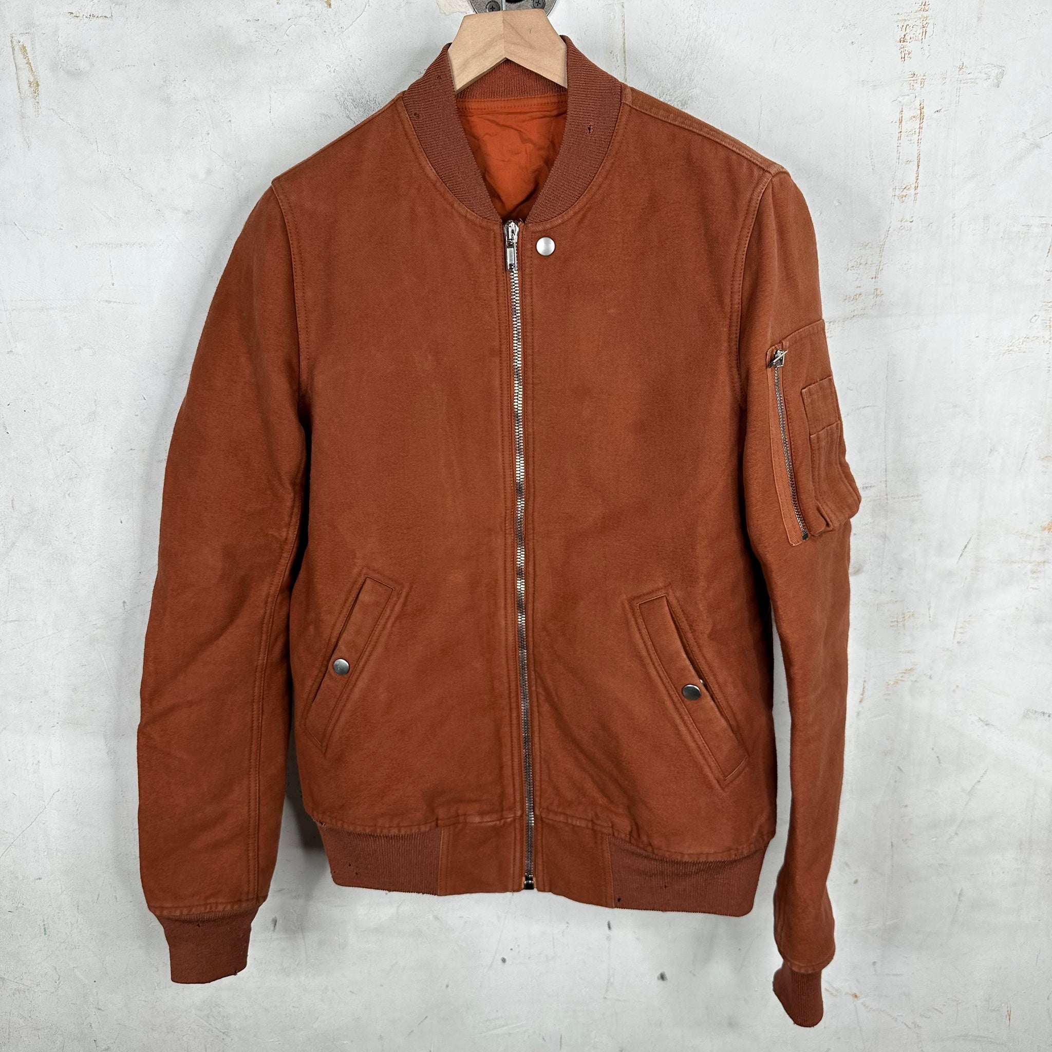 Rick Owens Faded Cinnamon Bomber