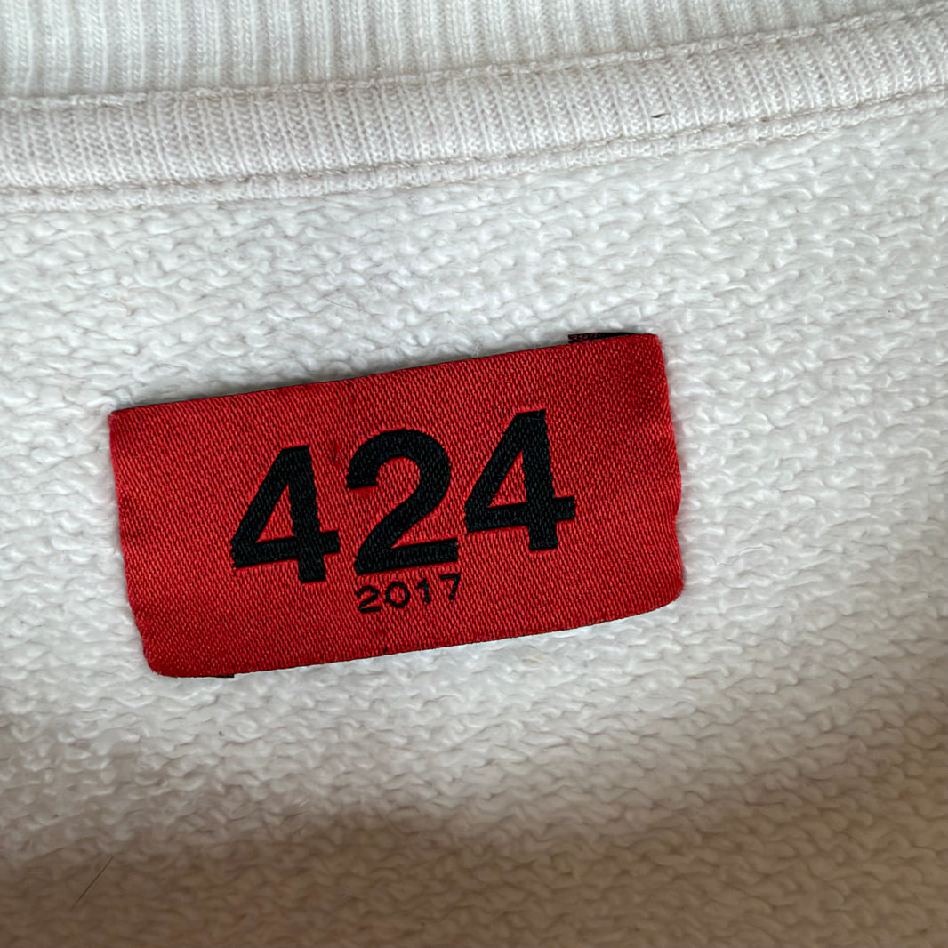 424 Red Patch Crewneck