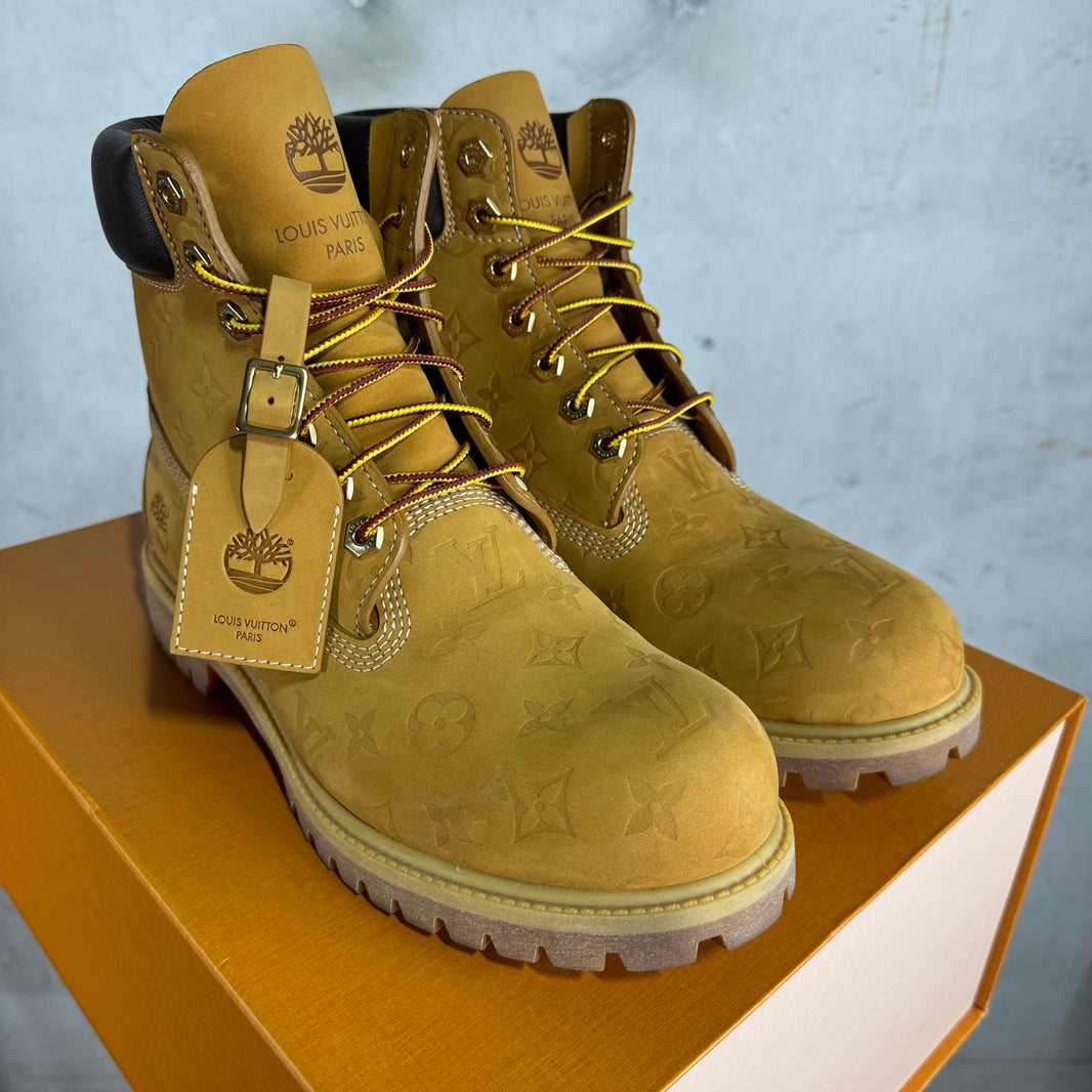 Louis Vuitton x Timberland Monogram Wheat 6in Boots
