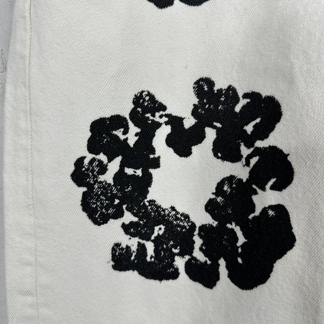 Denim Tears White Wreath Jeans