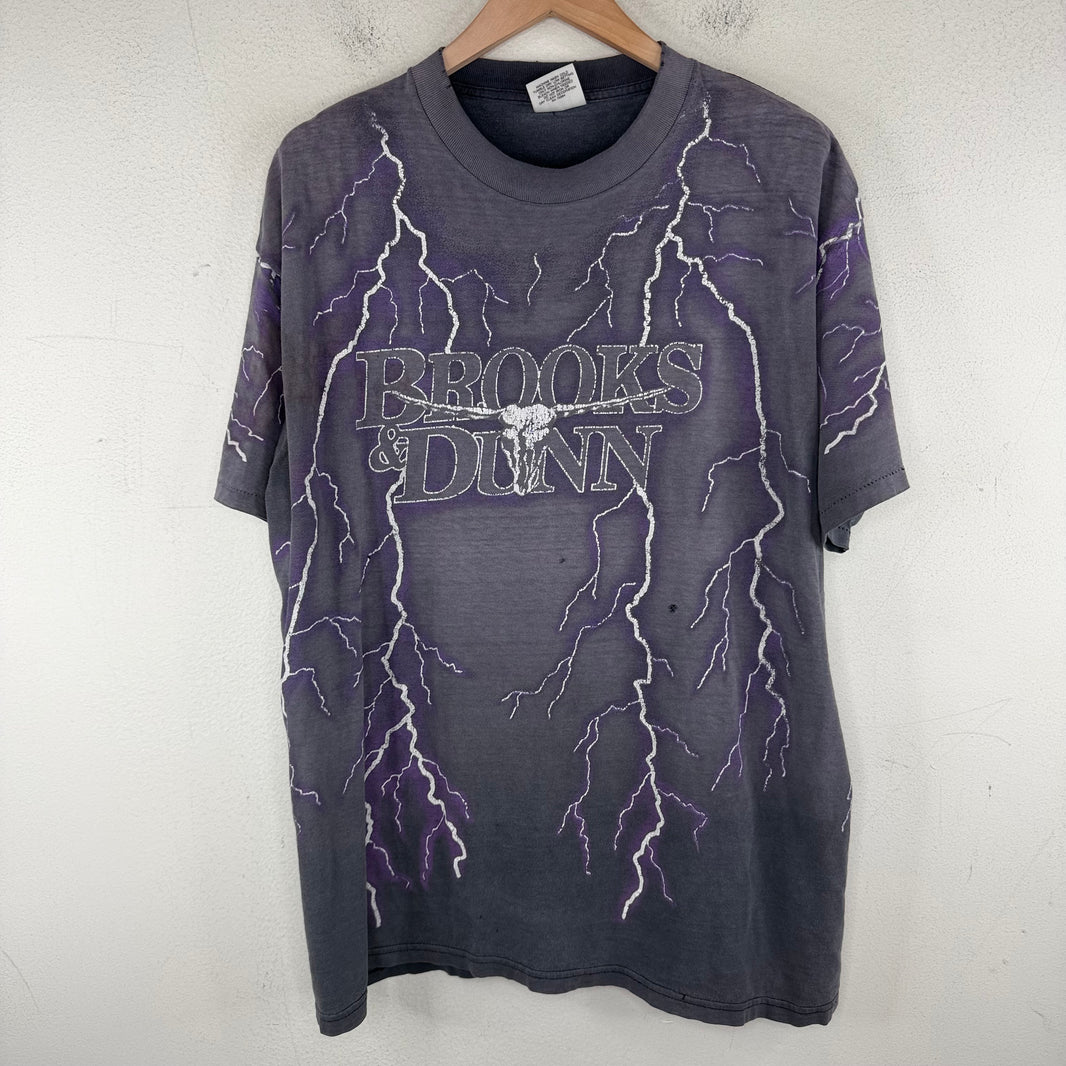 Vintage Smoked Brooks and Dunn Thunder T-Shirt