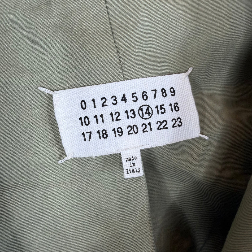 Margiela Green Trench Coat