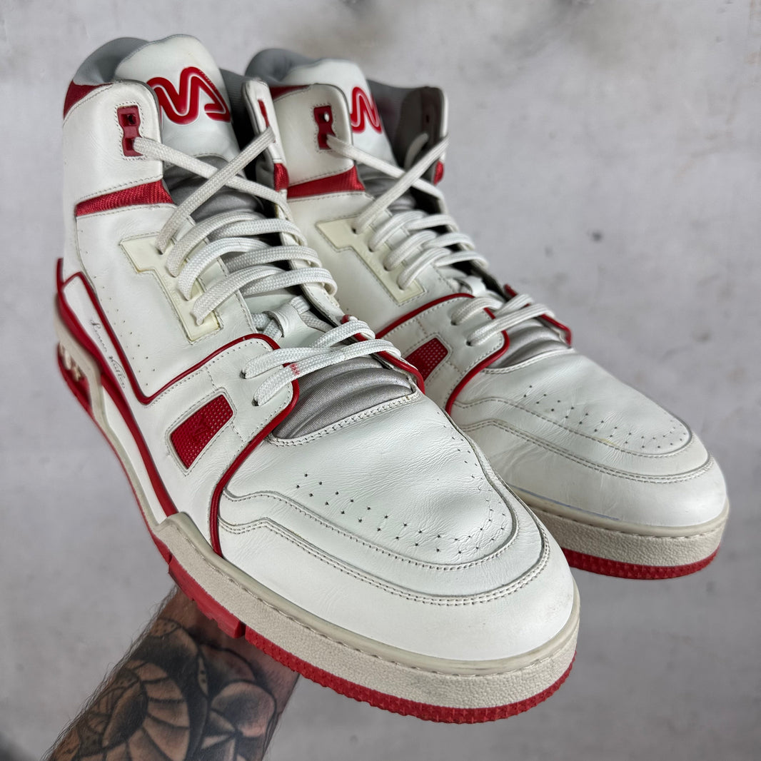 Louis Vuitton Red #54 Mid Trainers
