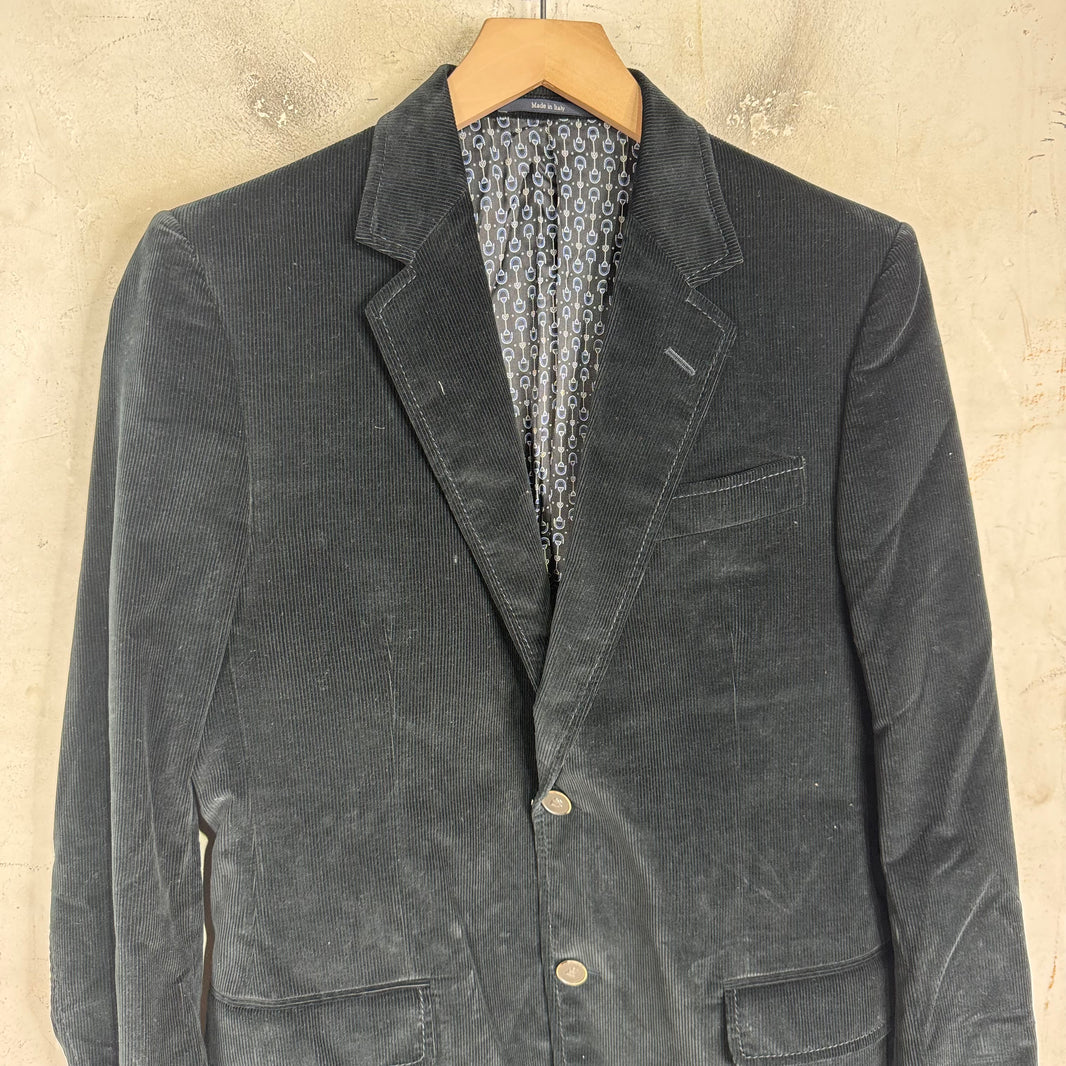 Gucci Corduroy Silk Lined Blazer