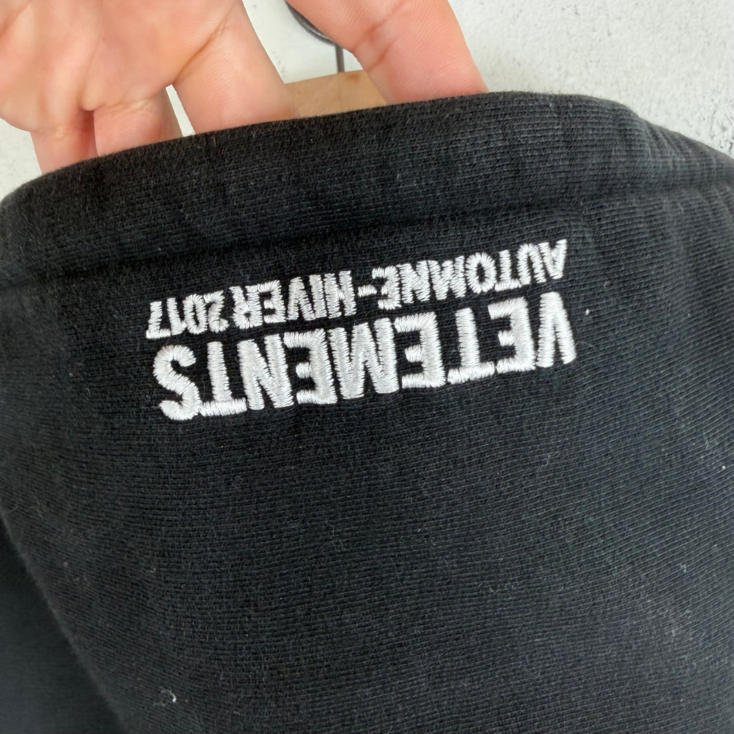 Vetements Oversized Total F*cking Darkness Hoodie