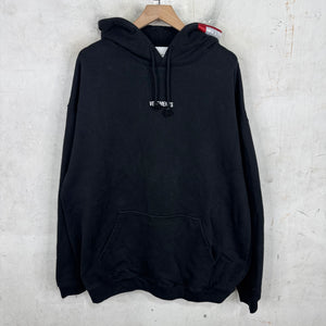 Vetements Logo Hood Label Hoodie