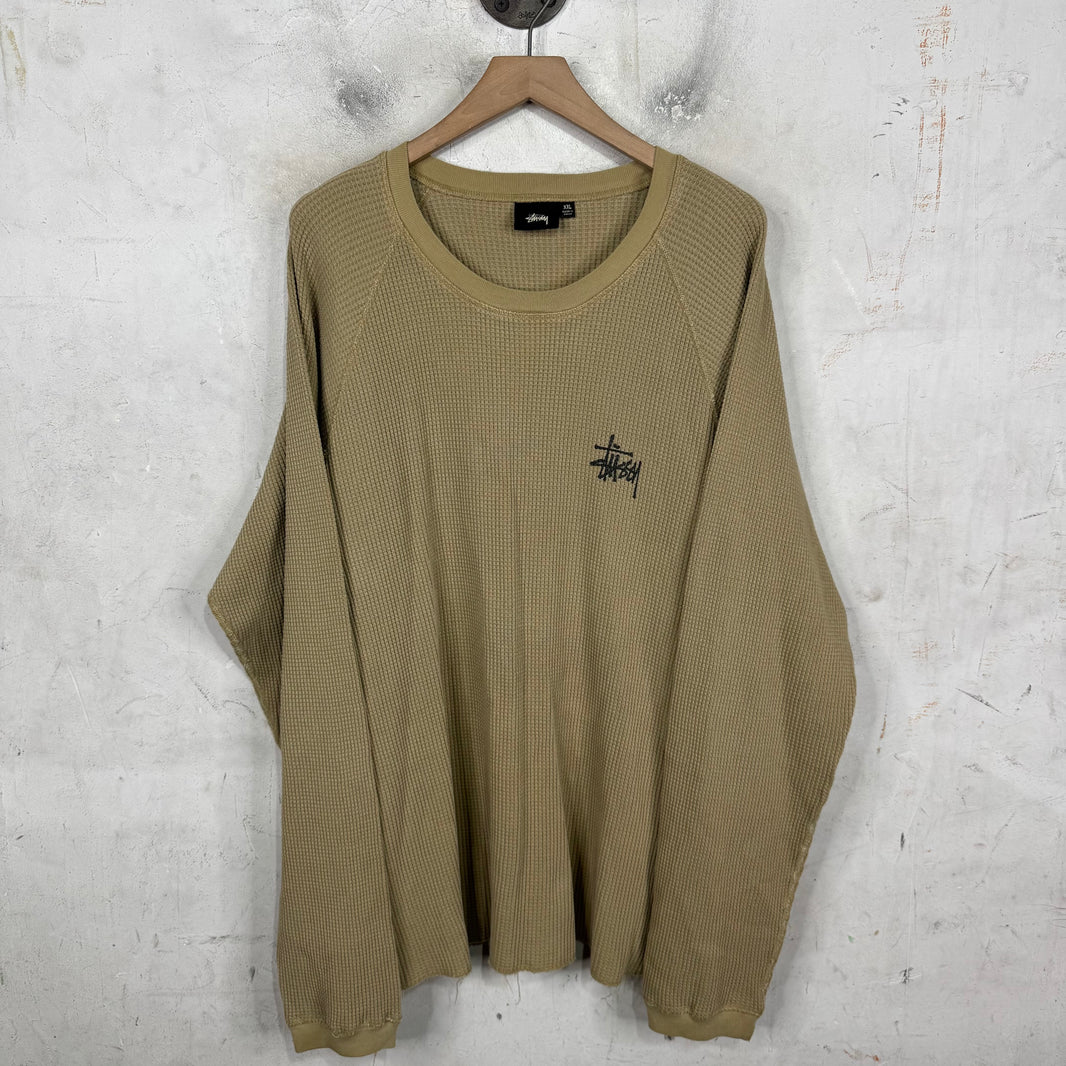 Stussy Beige Logo Thermal