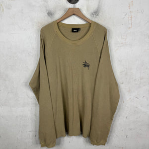 Stussy Beige Logo Thermal