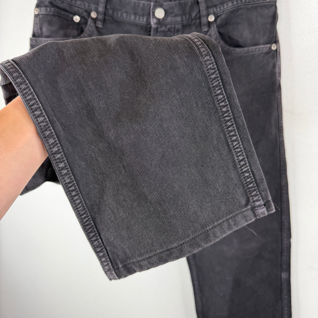 Visvim Black Corduroy Skinny Pants
