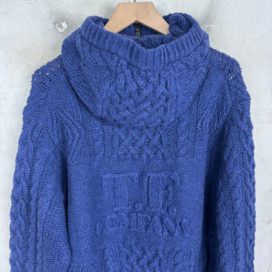 CPCompany x Throwing Fits Zipped Fair Isle Sweater