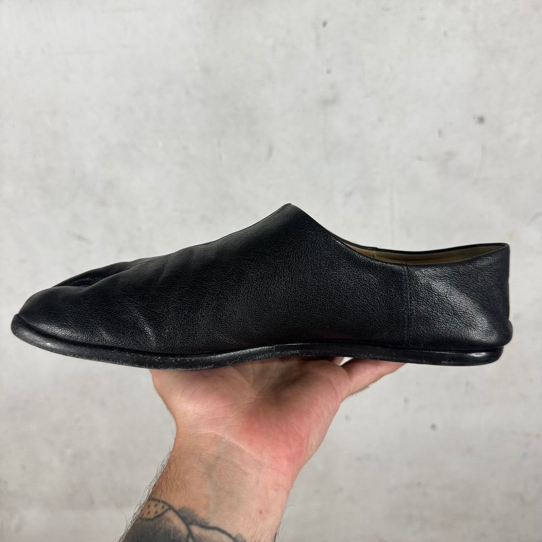 Margiela Leather Tabi Babouches