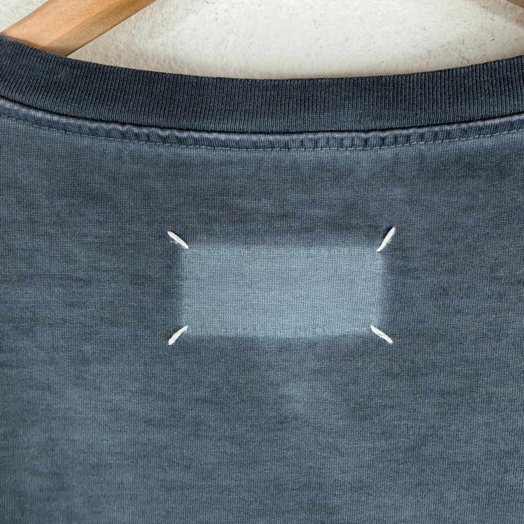 Maison Margiela Plain Charcoal Gray T-Shirt
