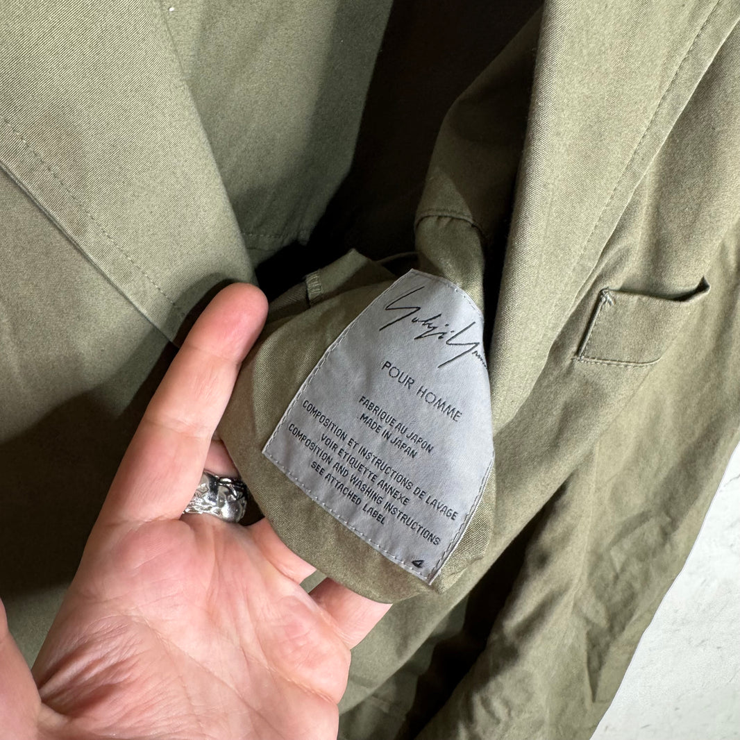 Yohji Yamamoto Long Army Coat