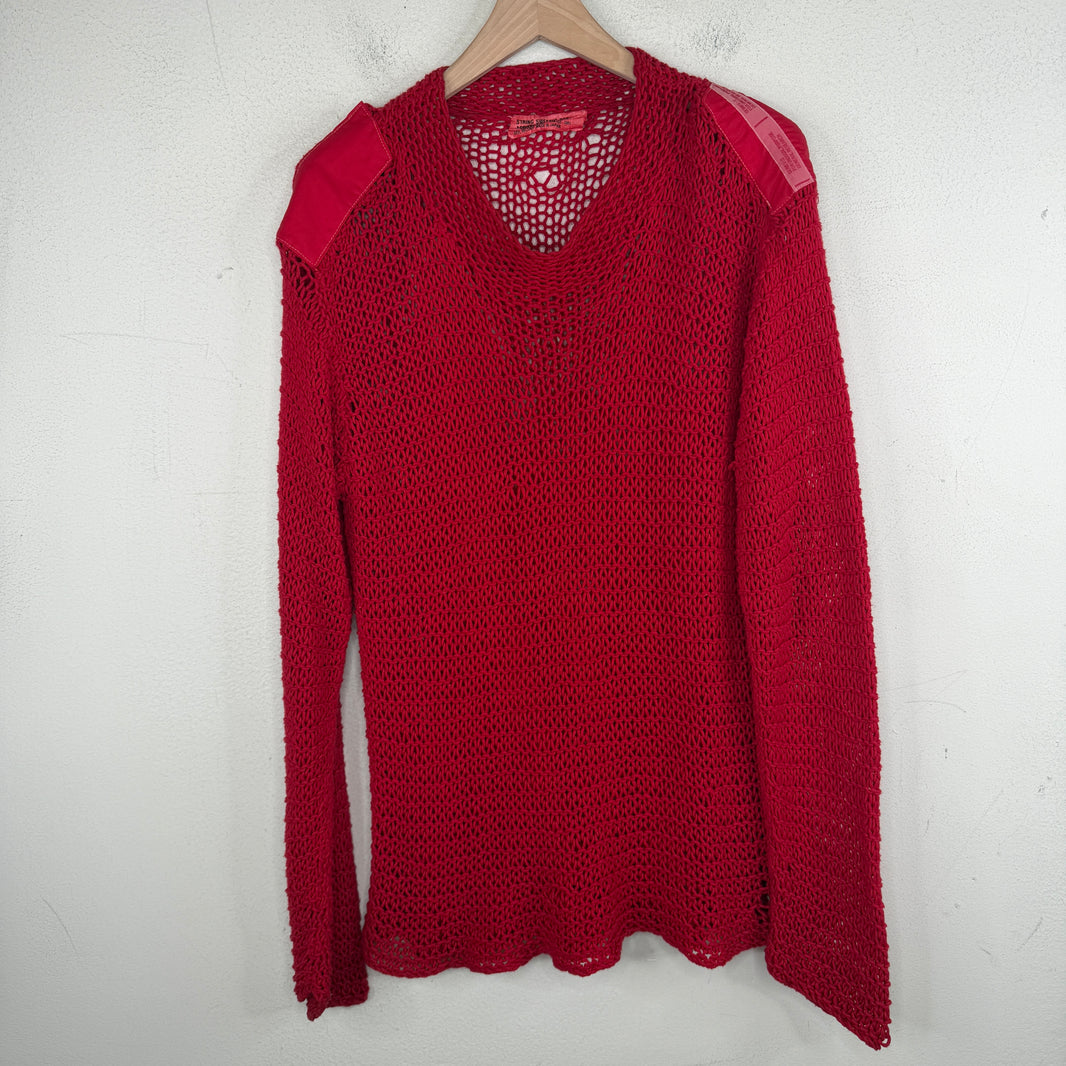 Engineered Garments Red Knit Sweater