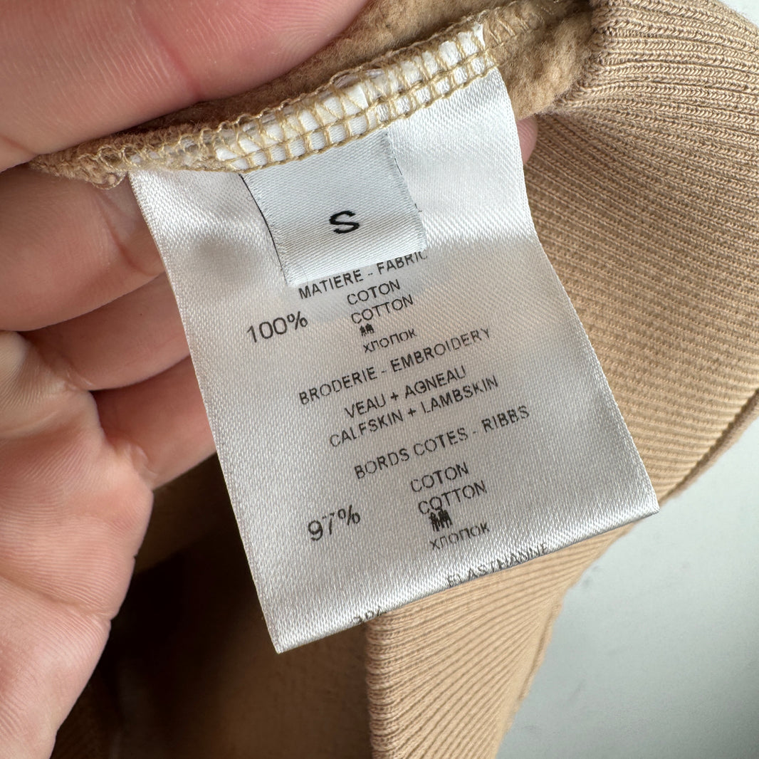 Givenchy Leather/Faux Fur Patch Sweater
