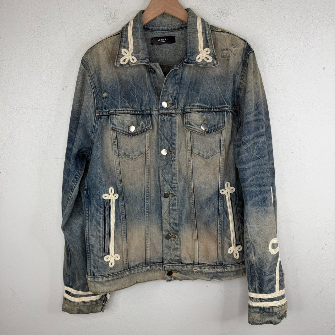 Amiri Chainstitch Detail Denim Jacket