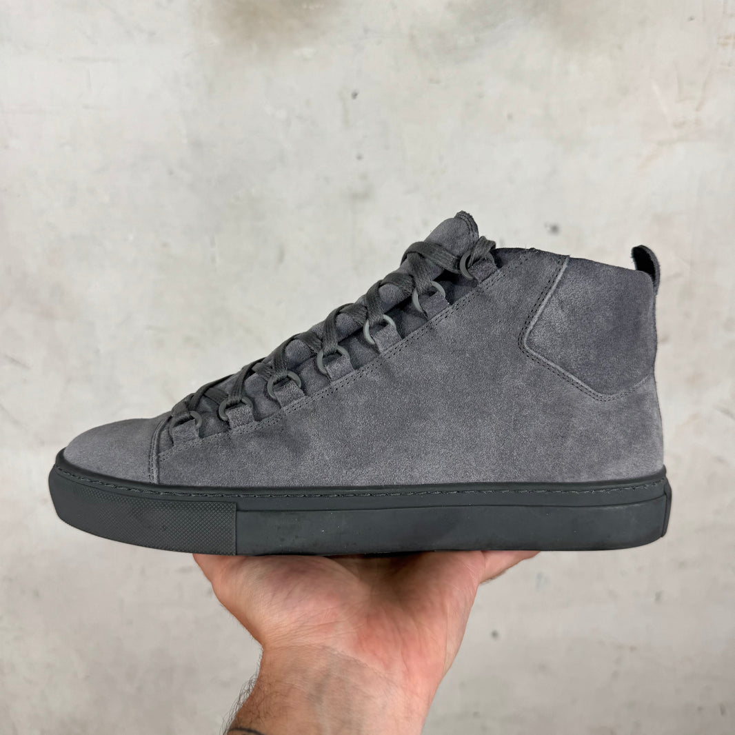Balenciaga Grey Suede Arena Highs