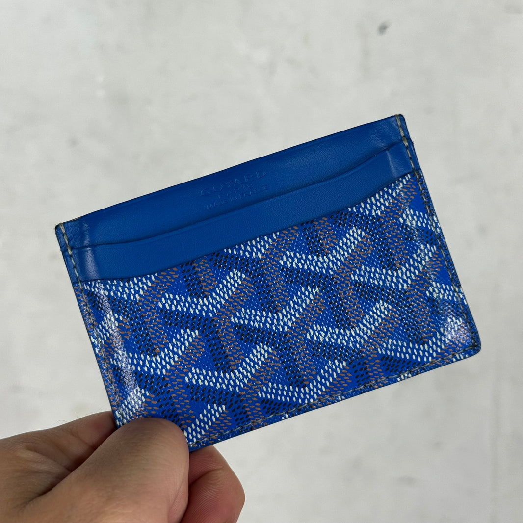 Goyard Blue Cardholder Wallet