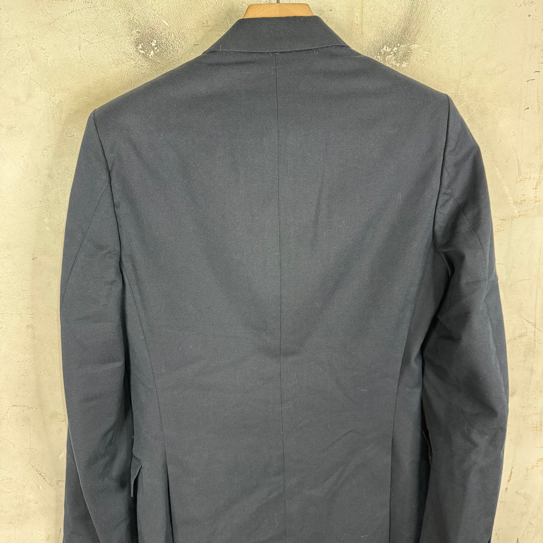 Dries Van Noten Navy Double Breasted Blazer