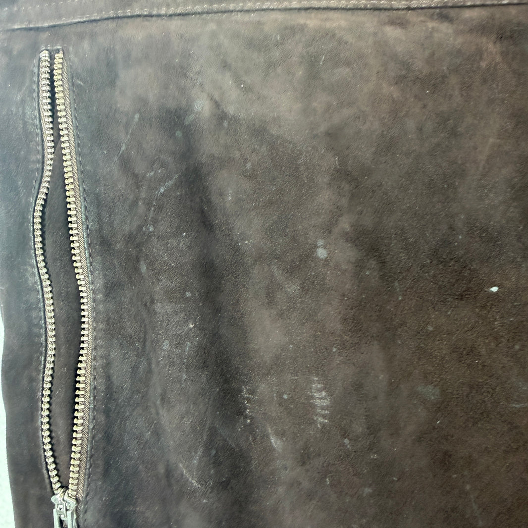 Alyx Leather Suede Zipper Pants