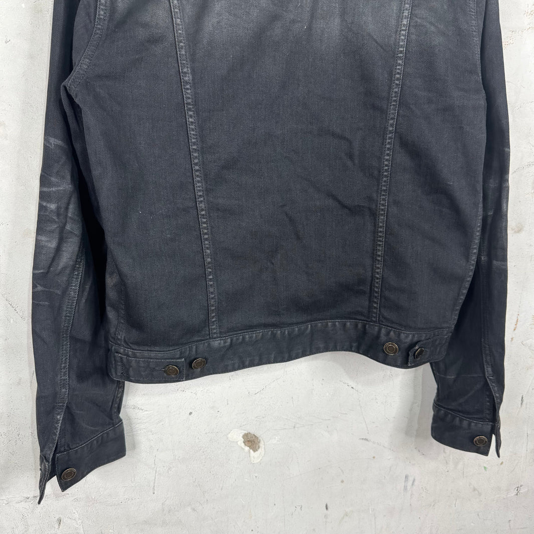 Saint Laurent 2019 Waxed Denim Jacket