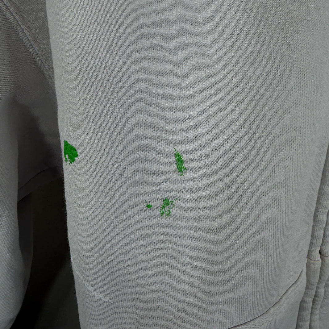 Supreme MM6 White Box Logo Zip-Up Hoodie