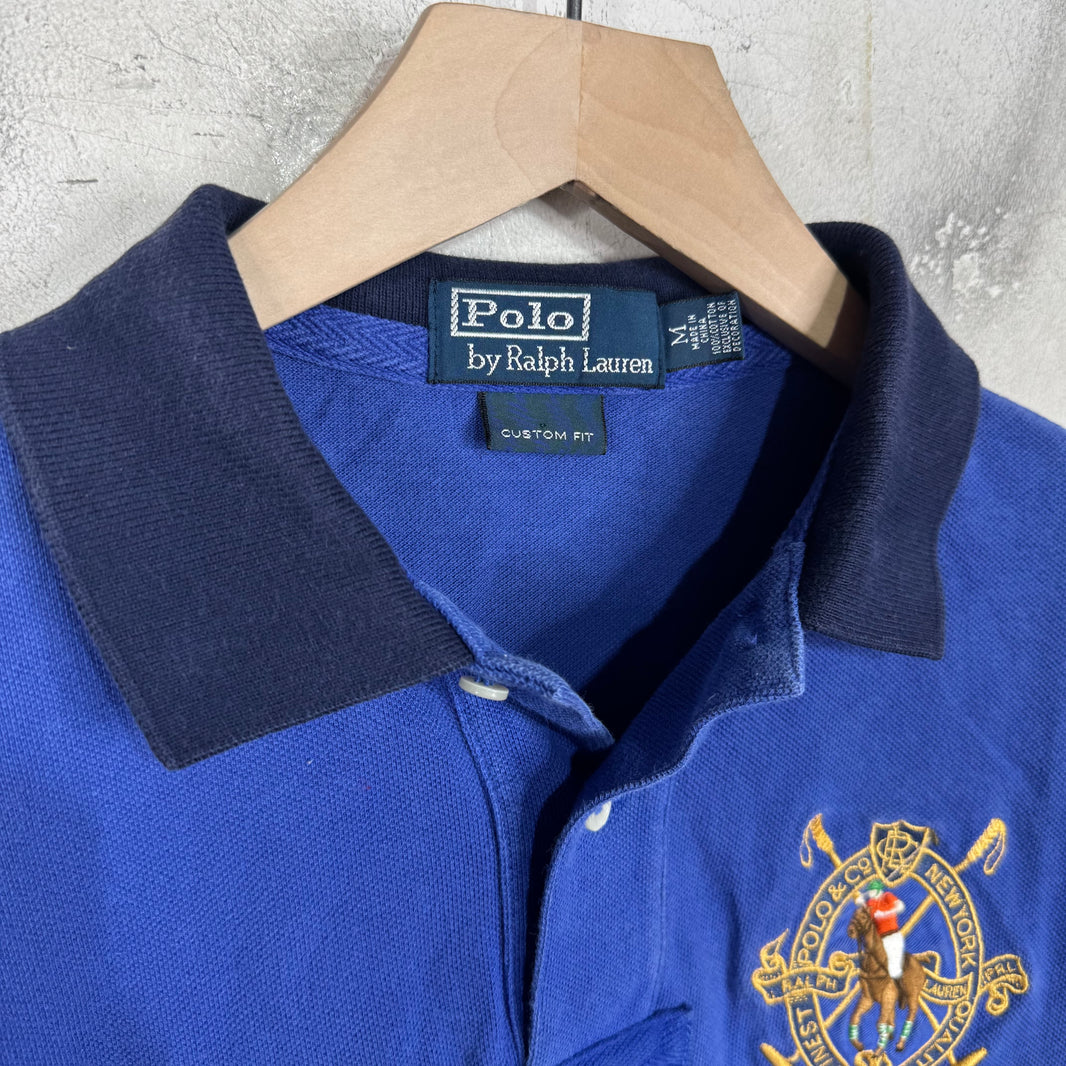 Ralph Lauren Royal Blue Crested Polo