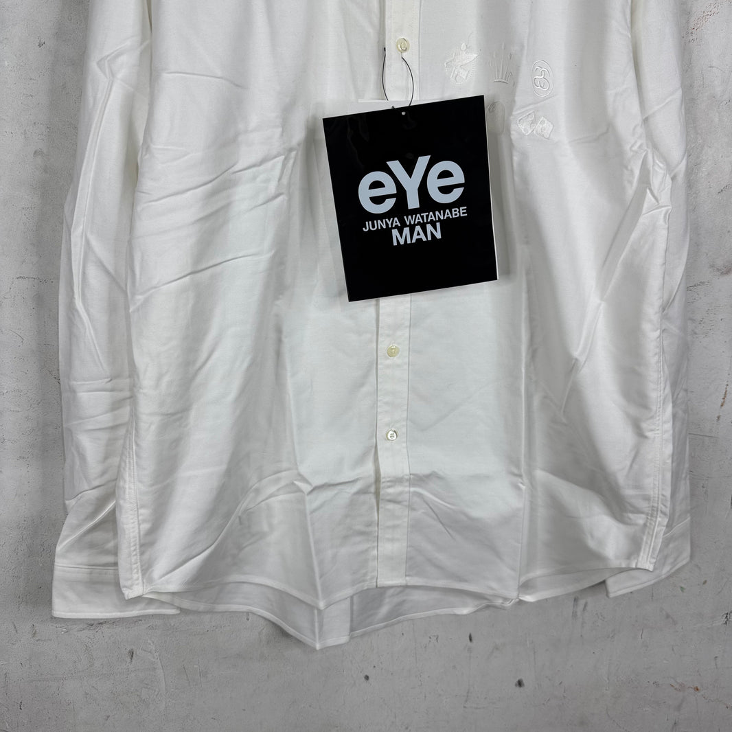 Stussy x Junya White Logos Buttoned Shirt