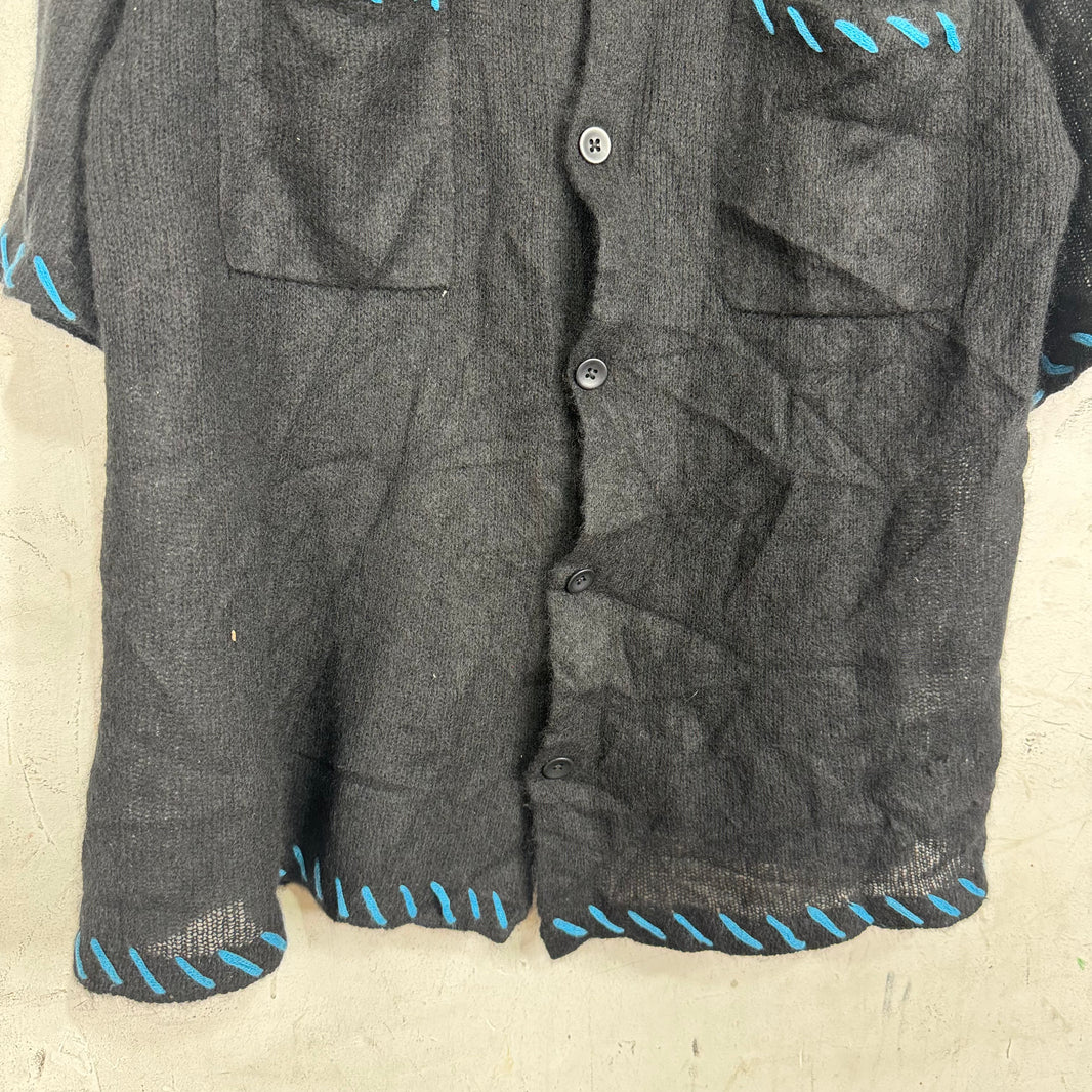 Elder Statesman Cashmere Buttoned S/S Shirt