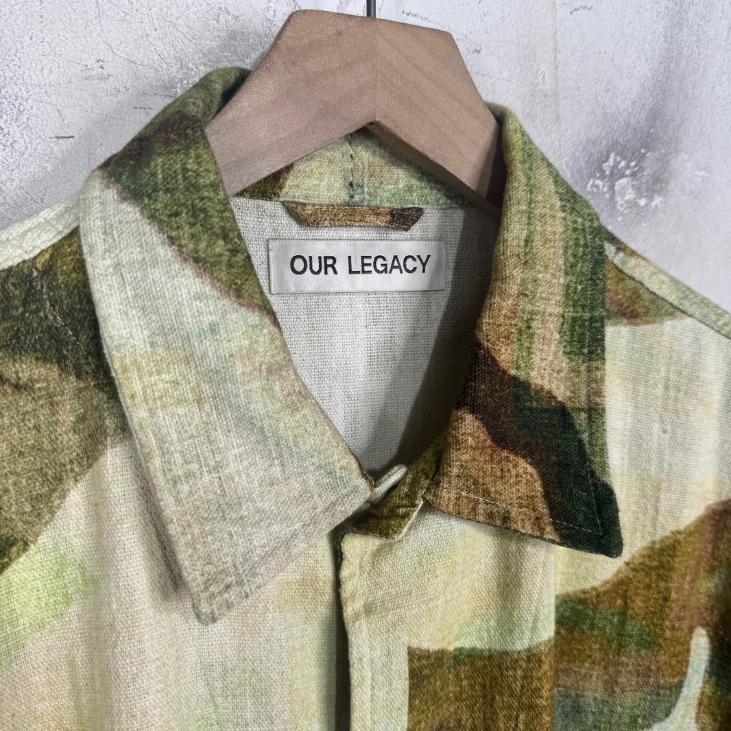 Our Legacy Patterned Canvas Box Shirt