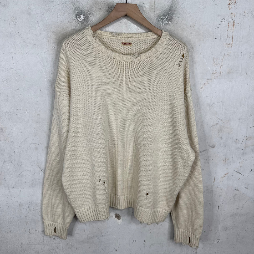 Kapital Smiley Elbow Knit Sweater