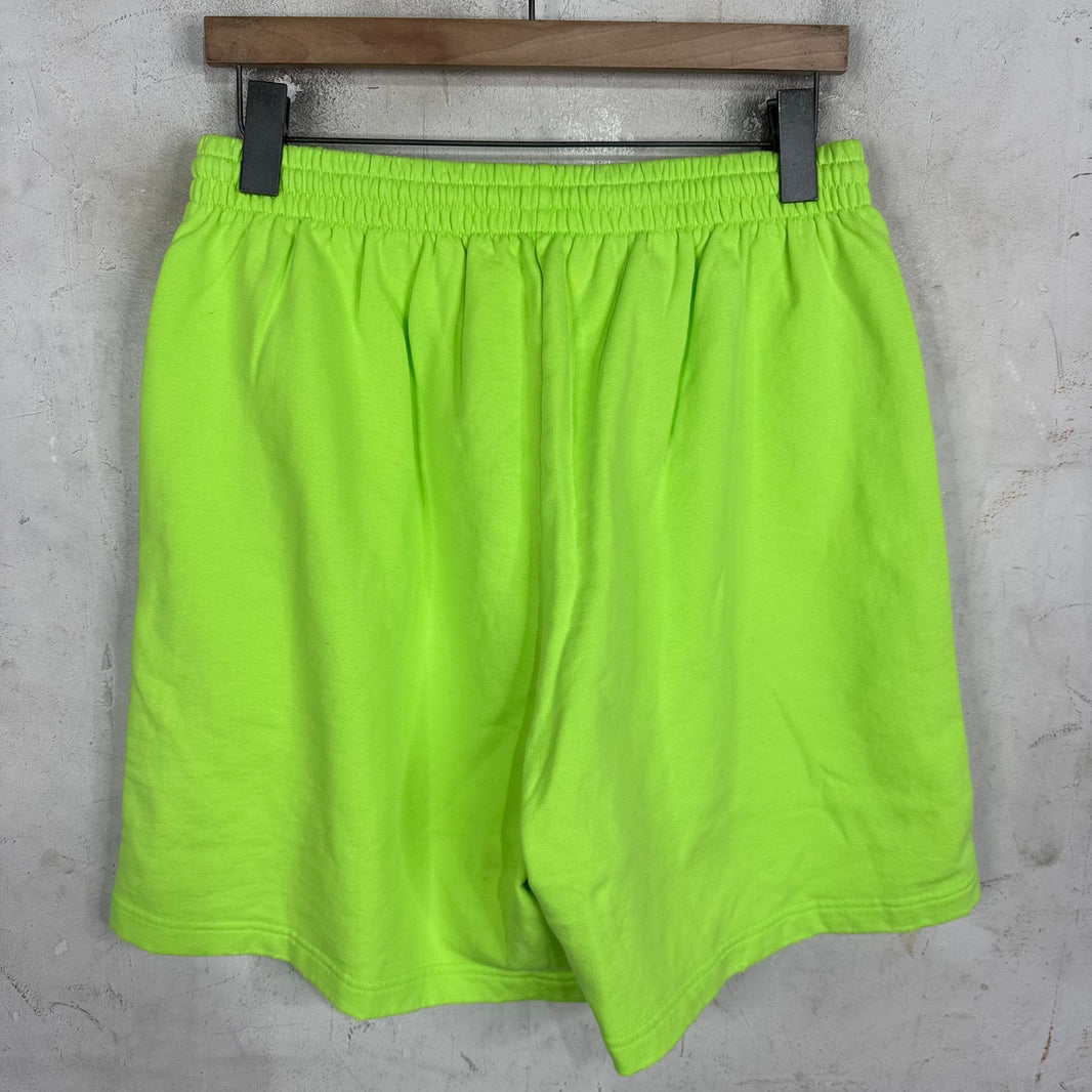 Balenciaga Neon Arabic Sweatshorts