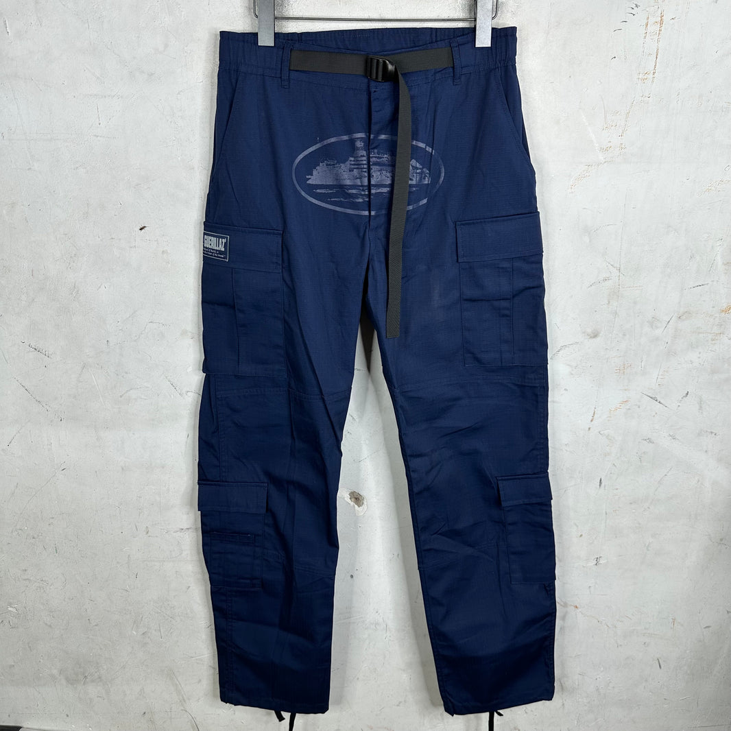 Corteiz Alcatraz Ripstop Belted Cargos