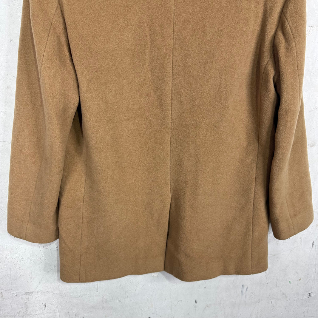 Helmut Lang Vienna Coin Button Camel Peacoat