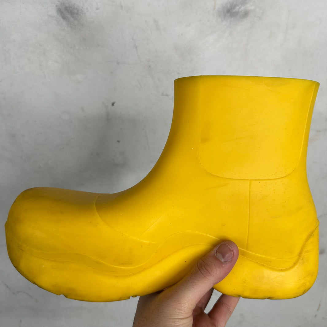 Bottega Yellow Puddle Boots